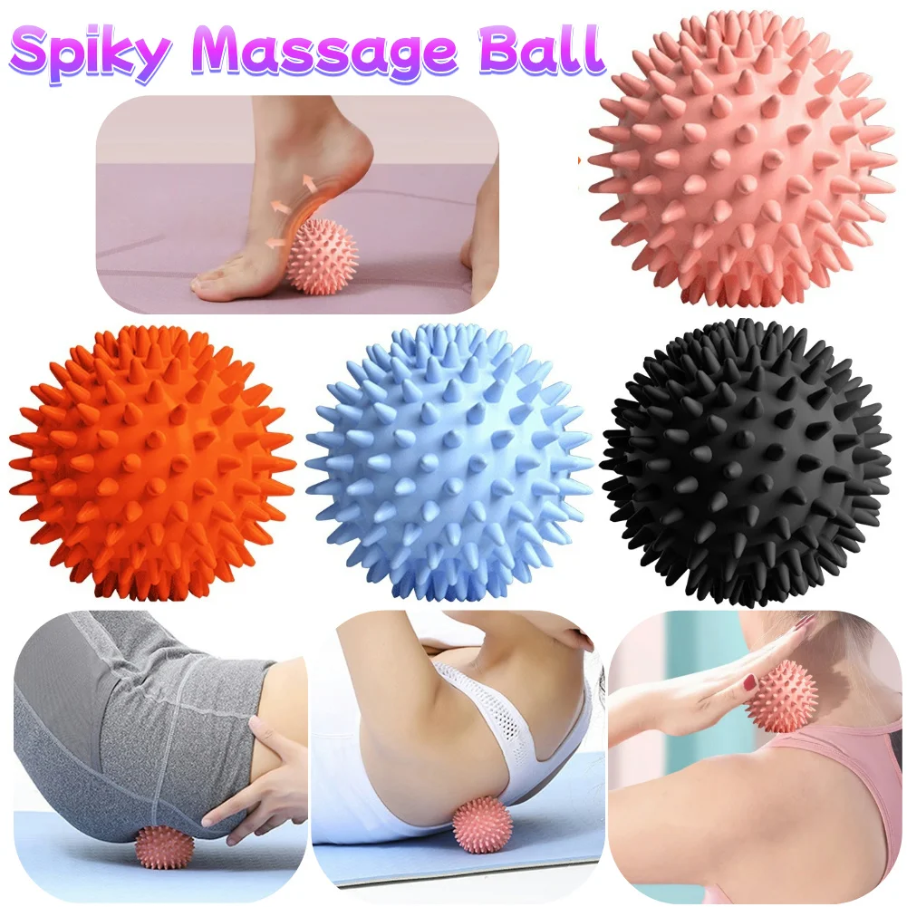 Reflexology Foot Roller - Bola de massagem espetada, rolo massageador