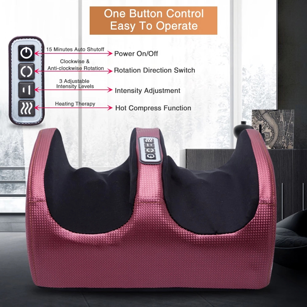Reflexology Foot Roller - Máquina de massagem de pés elétrica