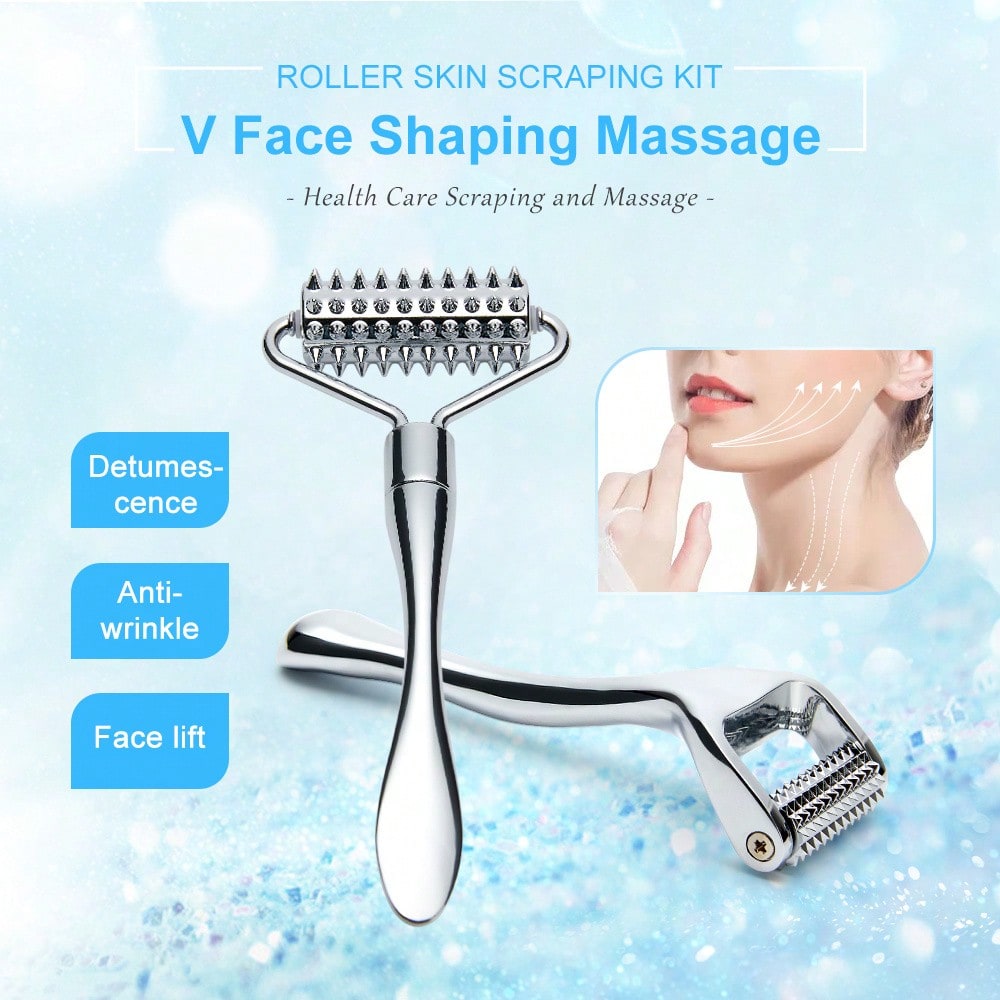 Rolo de massagem facial de aço - Reflexology Foot Roller avaliação e preço