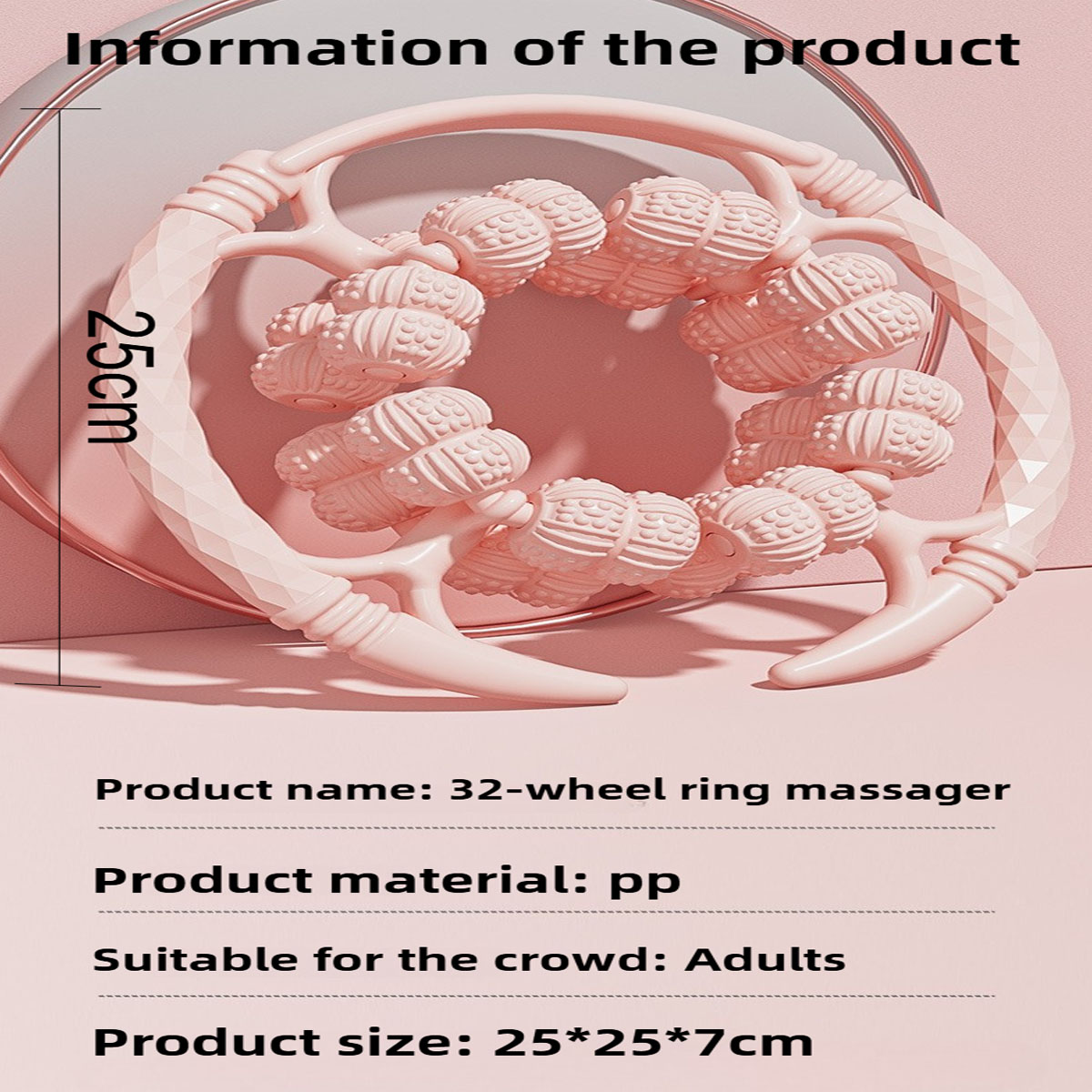 Massageador circular de 32 rol - Reflexology Foot Roller avaliação e preço