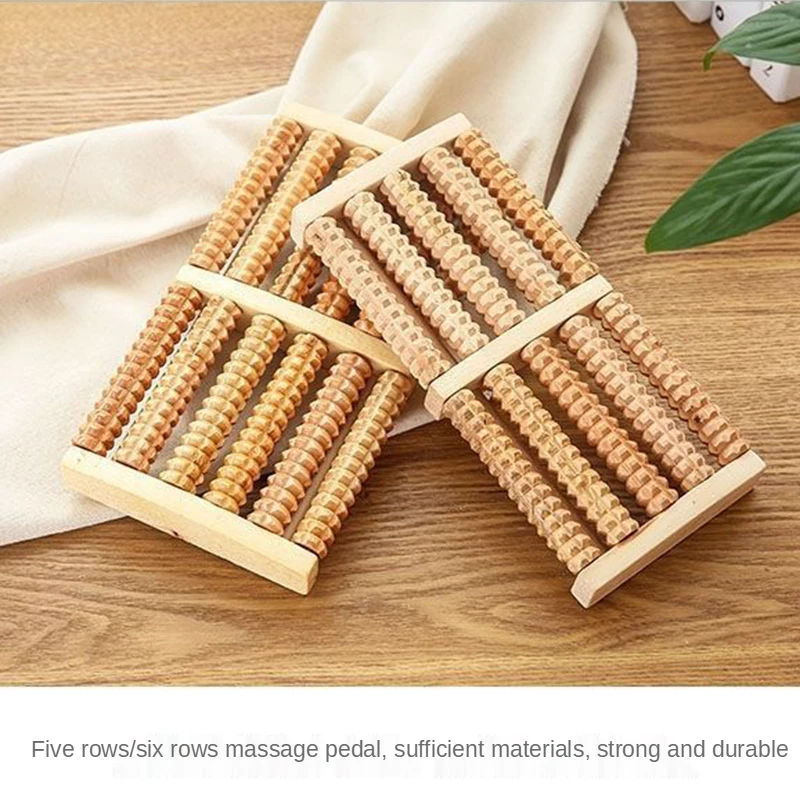 Massageador de pés de madeira, - Reflexology Foot Roller avaliação e preço