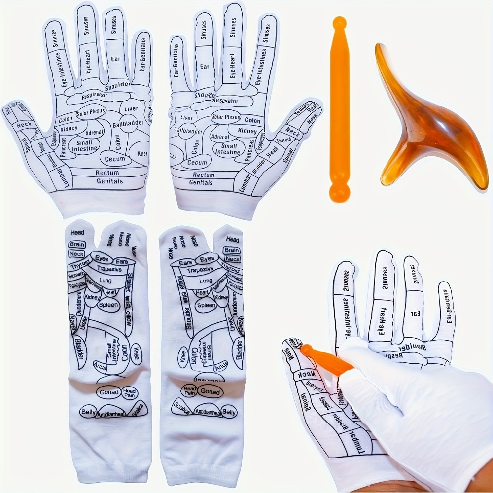 Luvas de Acupressão, Conjunto  - Health Wellness Kit avaliação e preço
